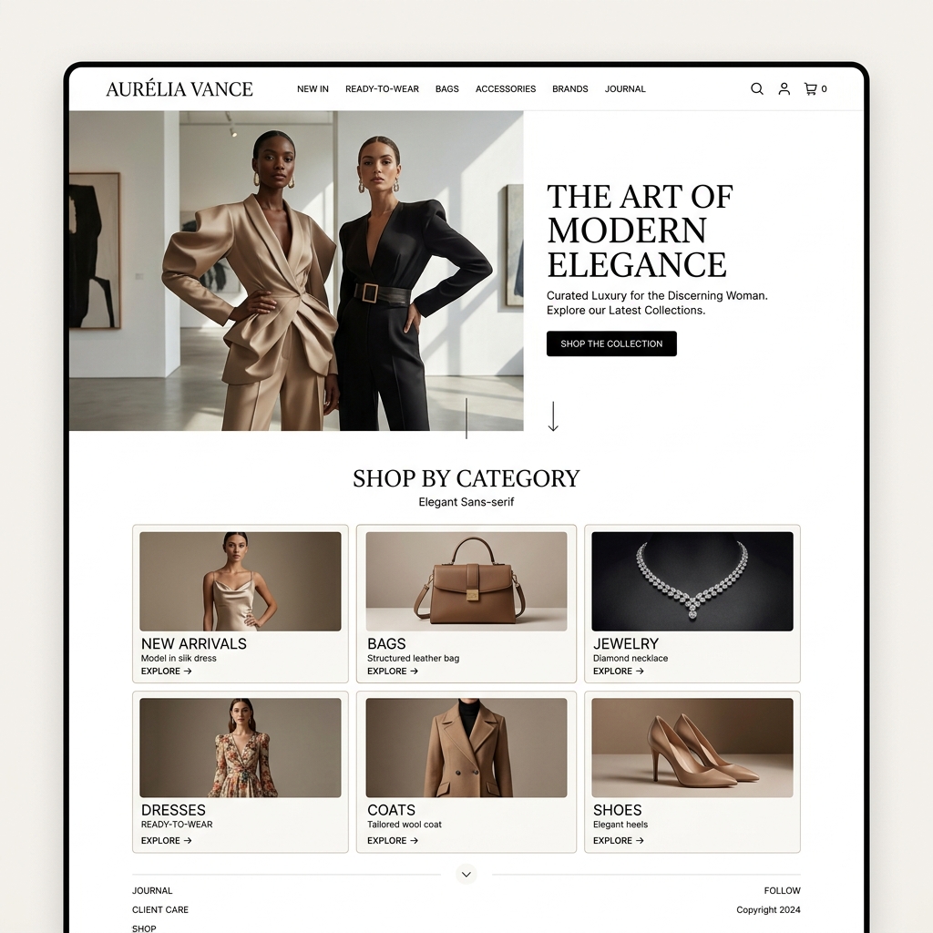 Fashion E-commerce Website - Online Boutique