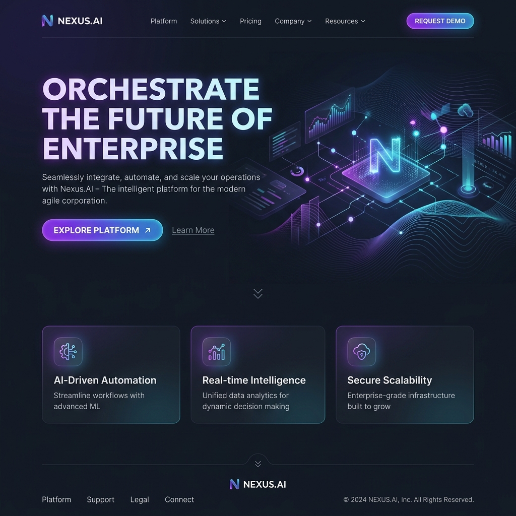 Tech Startup Website - Corporate Platform